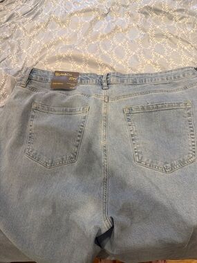 Style & Co. Light Blue Women's Boyfriend Jeans - Back Pocket View
